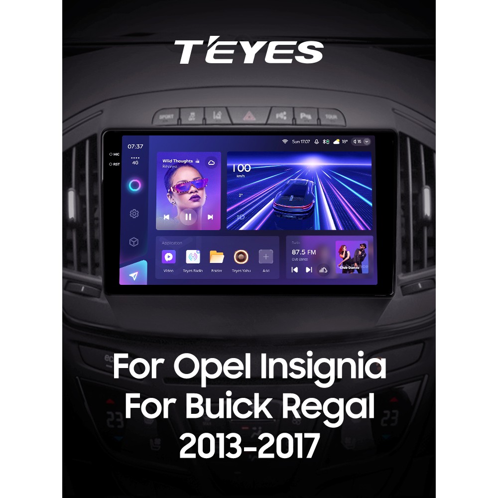 Штатна магнітола Teyes CC3 4+32 Gb Opel Insignia 1 Buick Regal 2013-2017 (A) 9" 2k