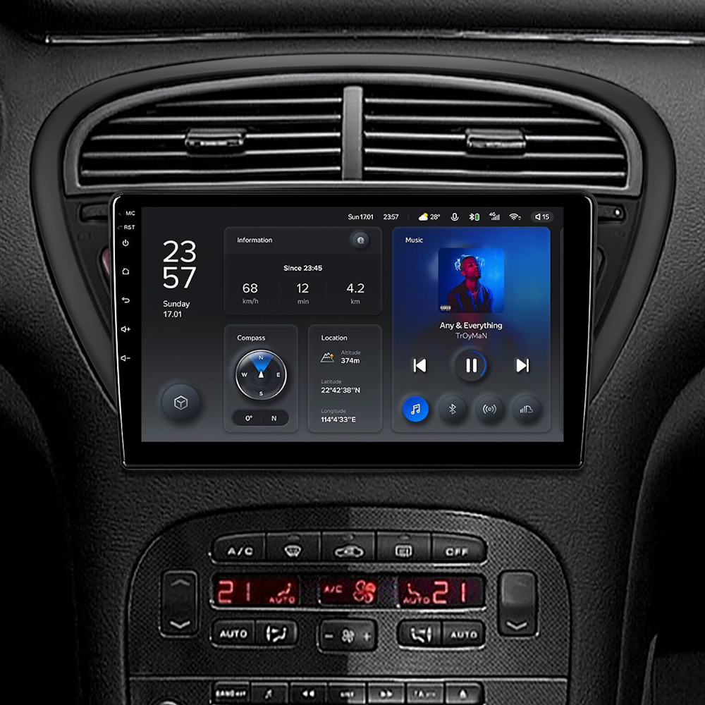 Штатна магнітола Teyes X1 2+32Gb Peugeot 607 2004-2010 9" (L1)