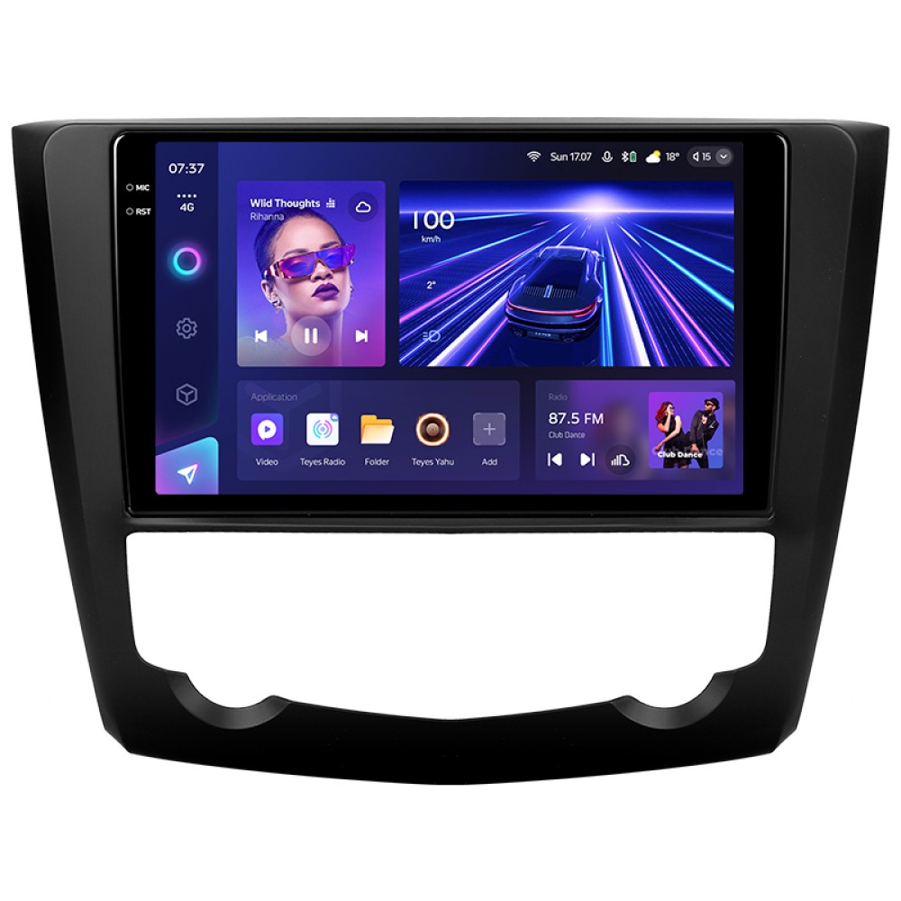 Штатна магнітола Teyes CC3 6+128 Gb з коловим оглядом 360° Renault Kadjar 2015-2017 (A) 9" 2k