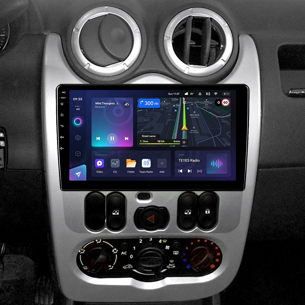 Автомобільна штатна магнітола Teyes CC3L 4+32 Gb Renault Logan 1 2010-2016 (CAN BUS) 9" (L2)