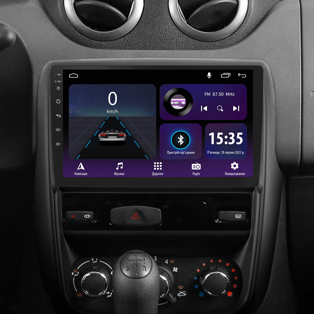 Автомобильная штатная магнитола SIGMA E9232 ANDROID 10 2+32 Gb Renault Duster 1 2010-2015 9" дюймов