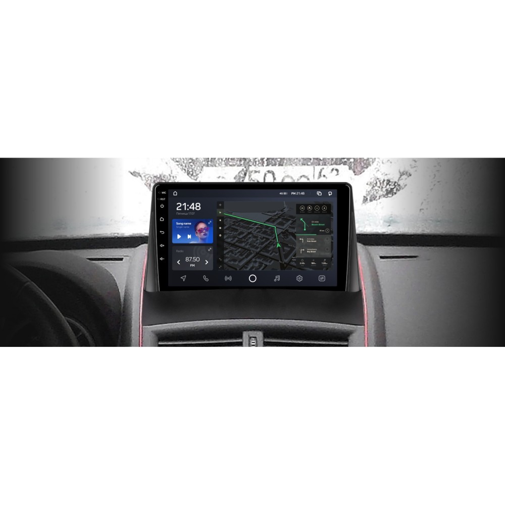 Штатная магнитола AMS T910 6+128 Gb Renault Megane 2 2002-2009 9"