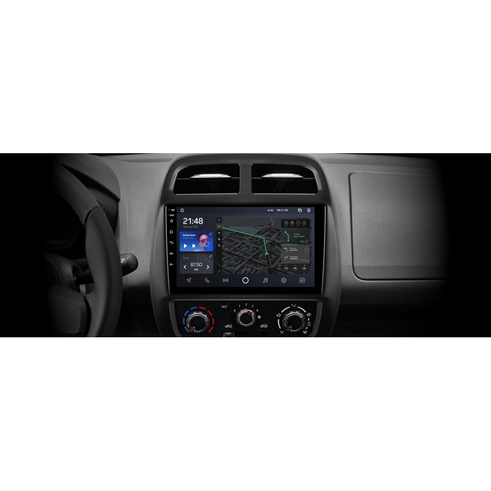 Штатная магнитола AMS T910 6+128 Gb Renault KWID 2015-2019 9" (L1)