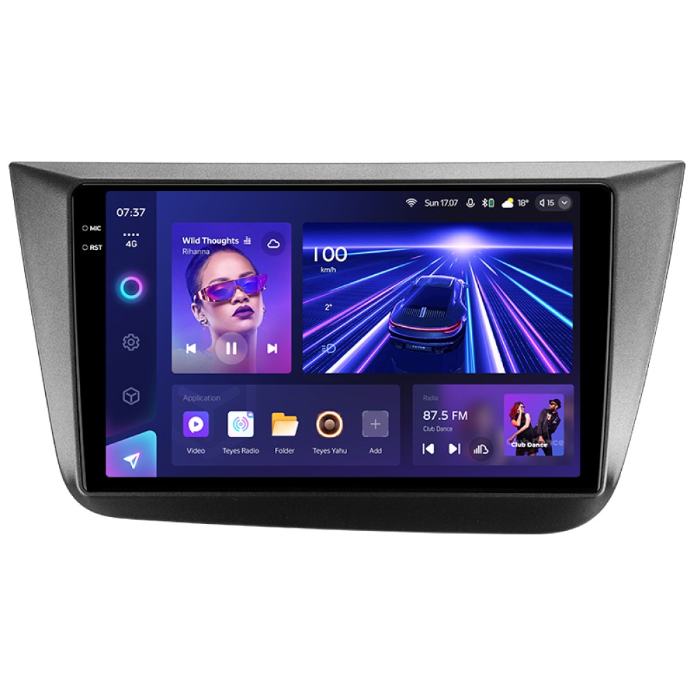 Штатна магнітола Teyes CC3 4+32 Gb Seat Altea 5P (Left hand drive) 2004-2015 9" 2k
