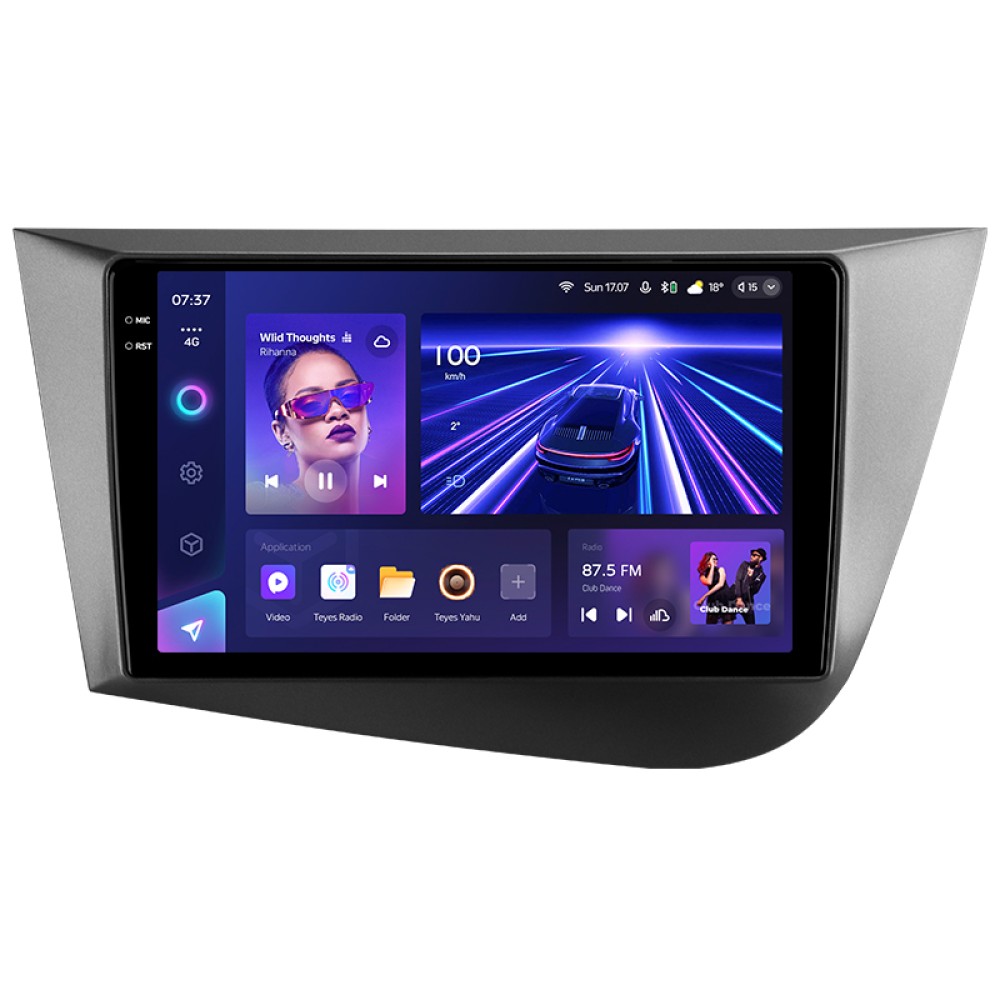 Штатна магнітола Teyes CC3 4+64 Gb Seat Leon 2 2005-2012 (F2) 9" 2k