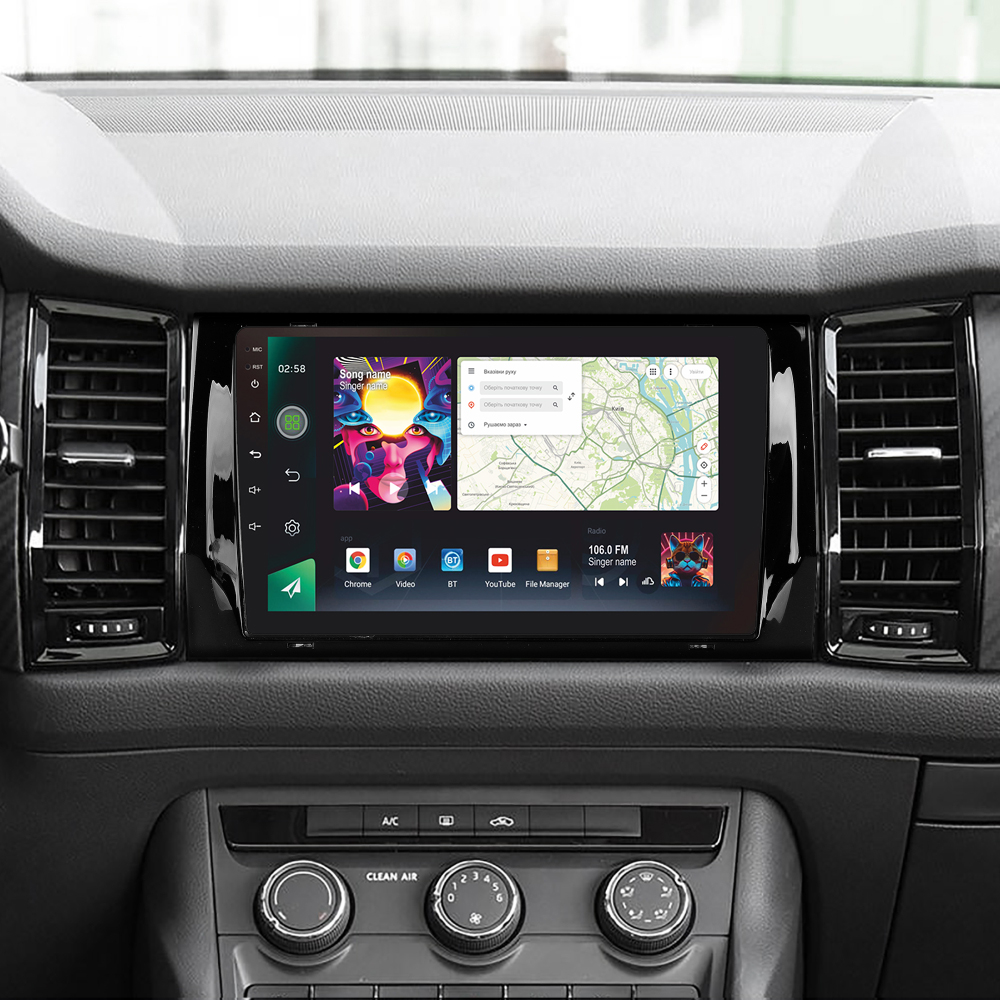 Автомобільна штатна магнітола SIGMA PRO 9464 ANDROID 12 4+64 Gb 4G DSP Skoda Kodiaq 2016-2021 Karoq NU7 2017-2021 (B) 9" дюймів