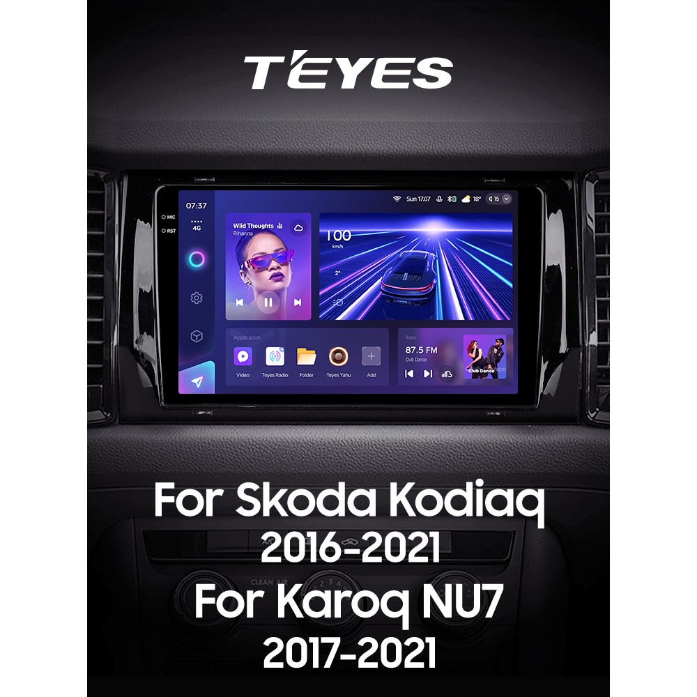 Штатна магнітола Teyes CC3 4+32 Gb Skoda Kodiaq 2016-2021 Karoq NU7 2017-2021 (A) 9" 2k