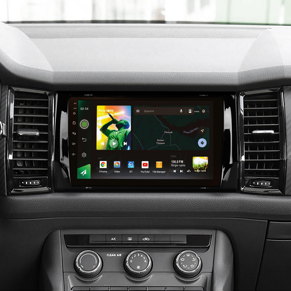 Штатна магнітола SIGMA X9464 ANDROID 10 4+64 Gb 4G DSP Skoda Kodiaq 2016-2021 Karoq NU7 2017-2021 (A) 9"