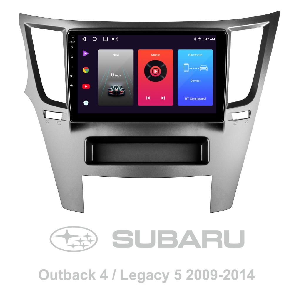 Автомобільна штатна магнітола SIGMA F9216 ANDROID 10 2+32 Gb Subaru Outback 4 Legacy 5 2009-2014 9"