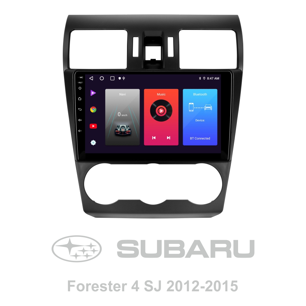 Автомобільна штатна магнітола SIGMA F9216 ANDROID 10 2+32 Gb Subaru Forester 4 SJ 2012-2015 (B) 9"
