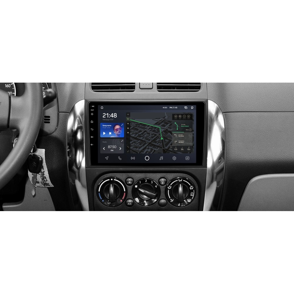Штатна магнітола AMS T910 6+128 Gb Suzuki SX4 1 2006-2014 9"