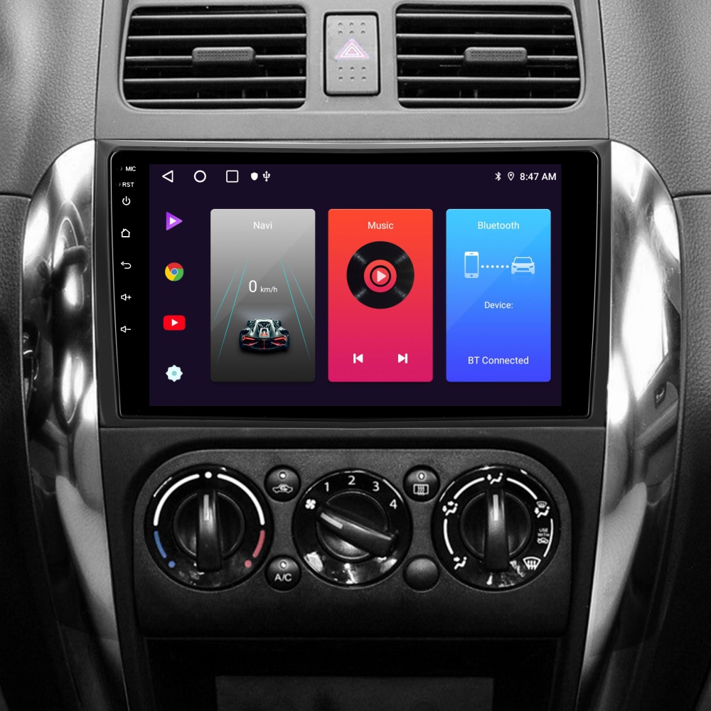 Автомобільна штатна магнітола SIGMA F9216 ANDROID 10 2+32 Gb Suzuki SX4 1 2006-2014 9"