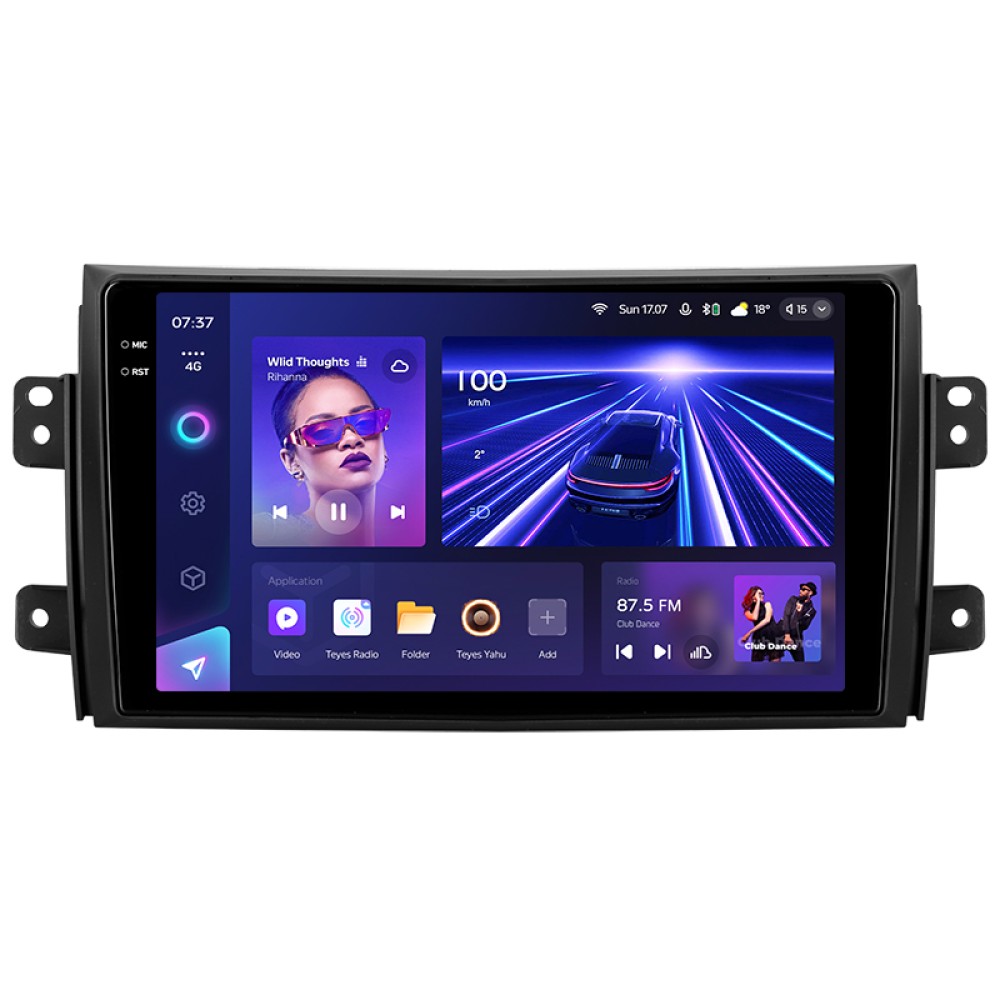 Штатна магнітола Teyes CC3 4+64 Gb Suzuki SX4 1 2006-2014 9" 2k