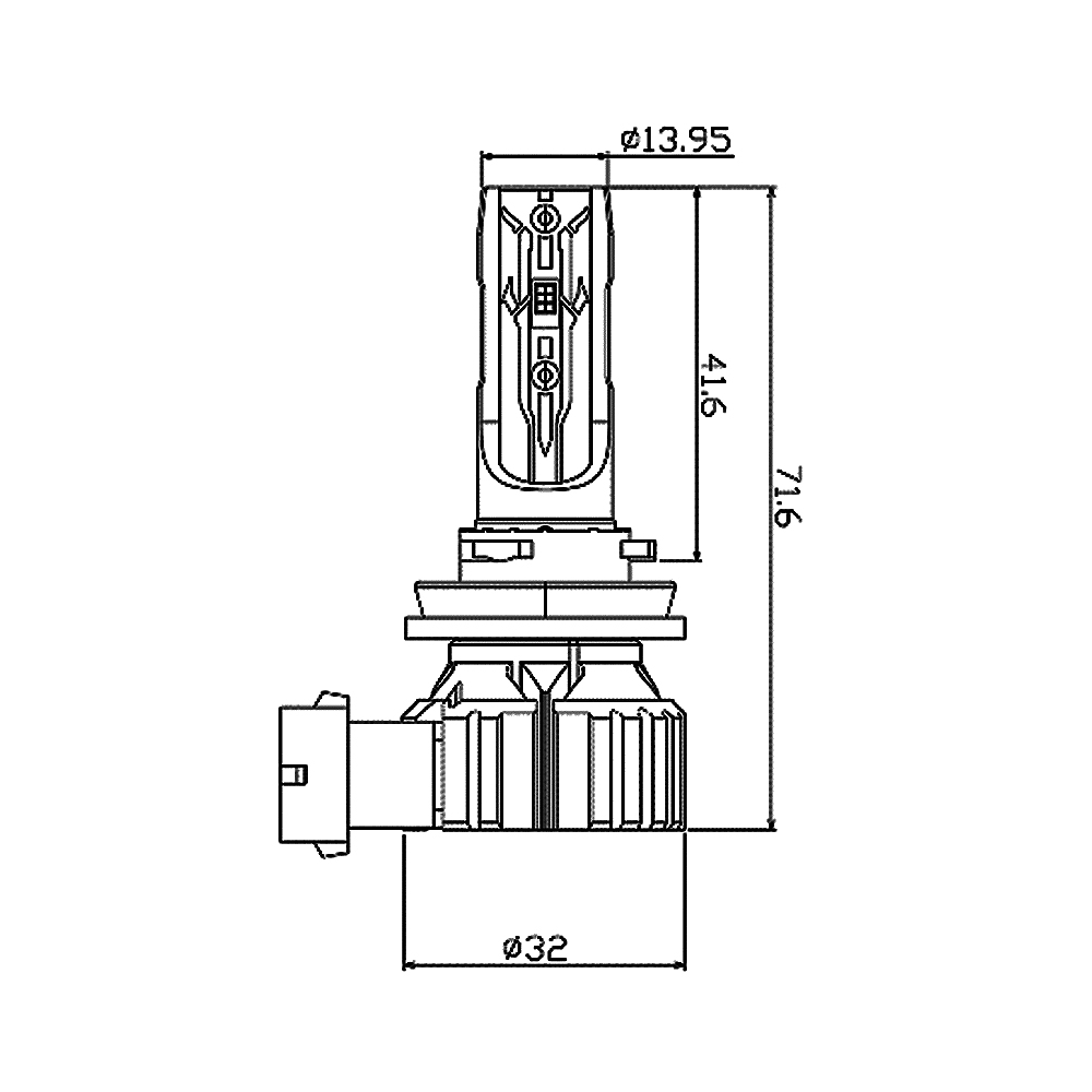 Комплект Led ламп Sigma E2 H11