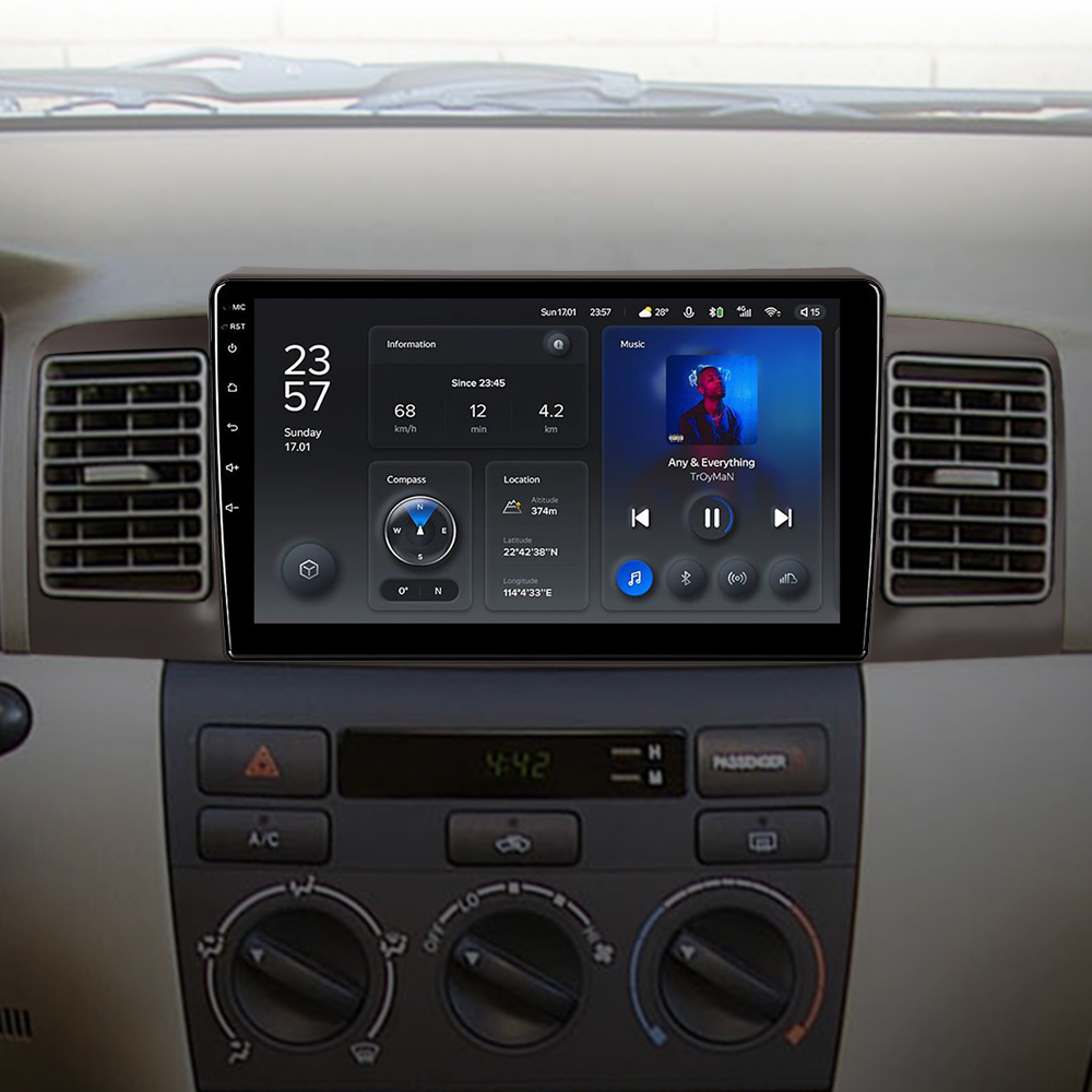 Штатна магнітола Teyes X1 2+32Gb Toyota Corolla E130 E120 2000-2004 9"