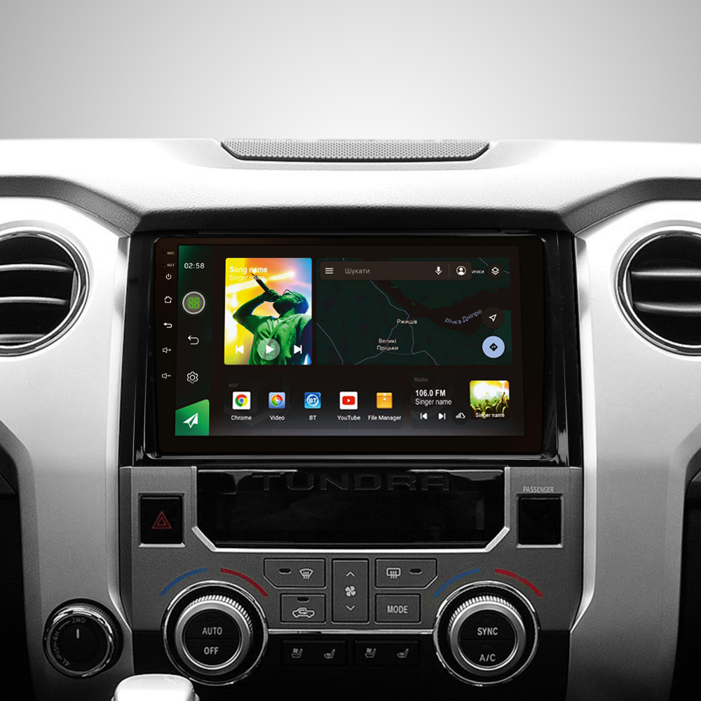 Штатна магнітола SIGMA X9464 ANDROID 10 4+64 Gb 4G DSP Toyota Tundra XK50 2013-2020 9"