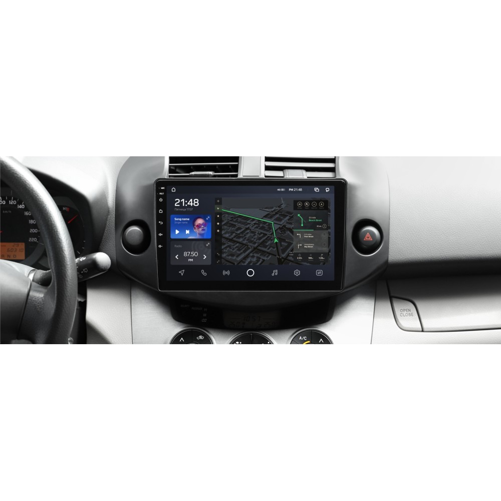 Штатна магнітола AMS T1010 6+128 Gb Toyota RAV4 3 XA30 2005-2013 10"