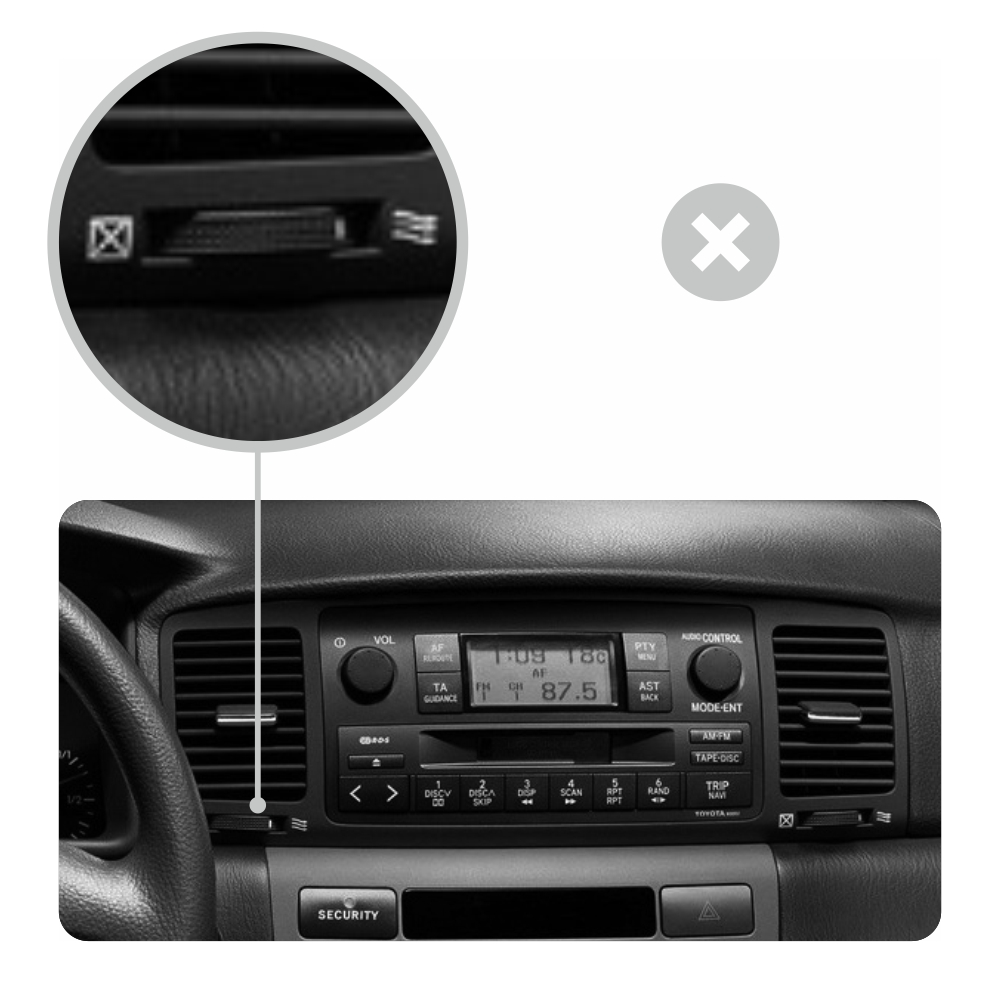Штатна магнітола Teyes X1 2+32Gb Toyota Corolla E130 E120 2000-2004 9"