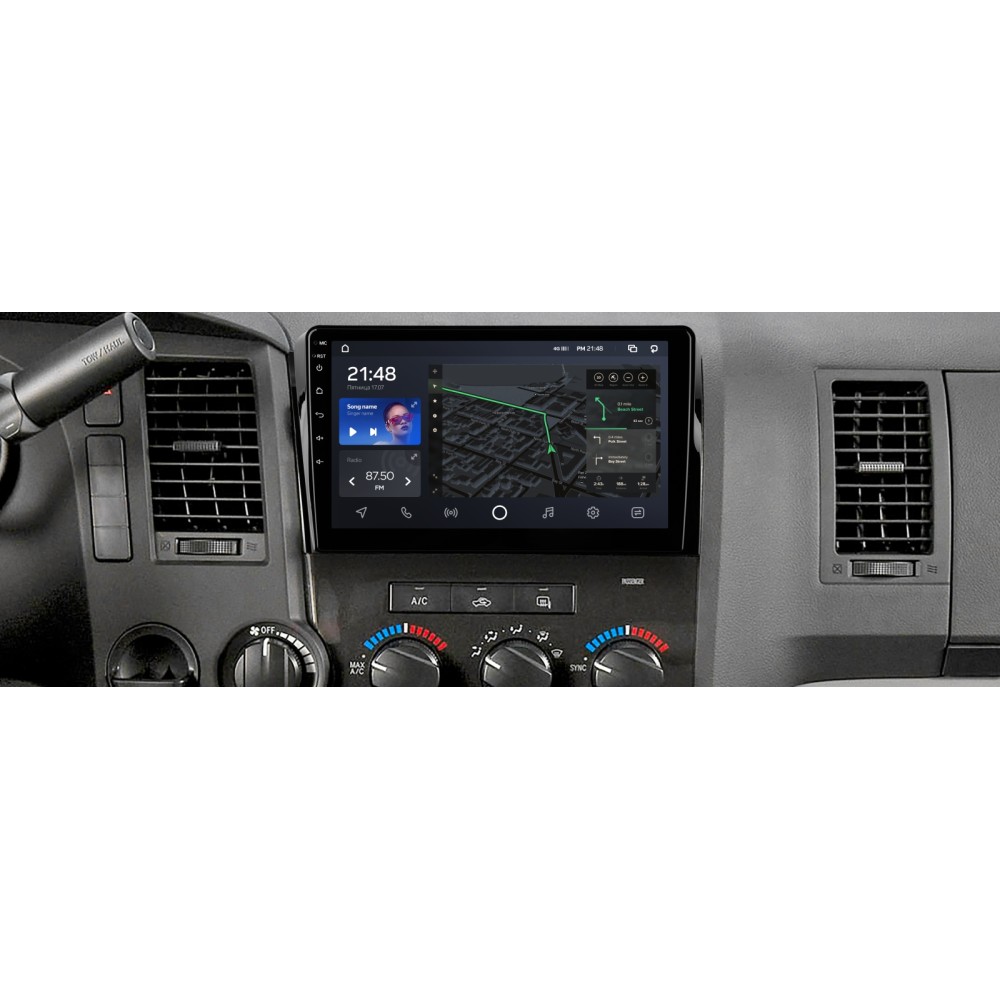 Штатна магнітола AMS T1010 6+128 Gb Toyota Tundra XK50 2007-2013 Sequoia XK60 2008-2017 10"