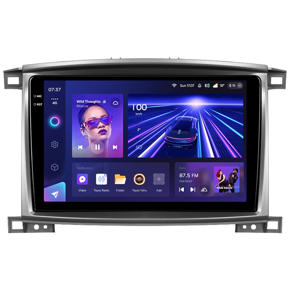 Штатна магнітола Teyes CC3 3+32 Gb Toyota Land Cruiser LC 100-B 2002-2007 (B) 10" 2k