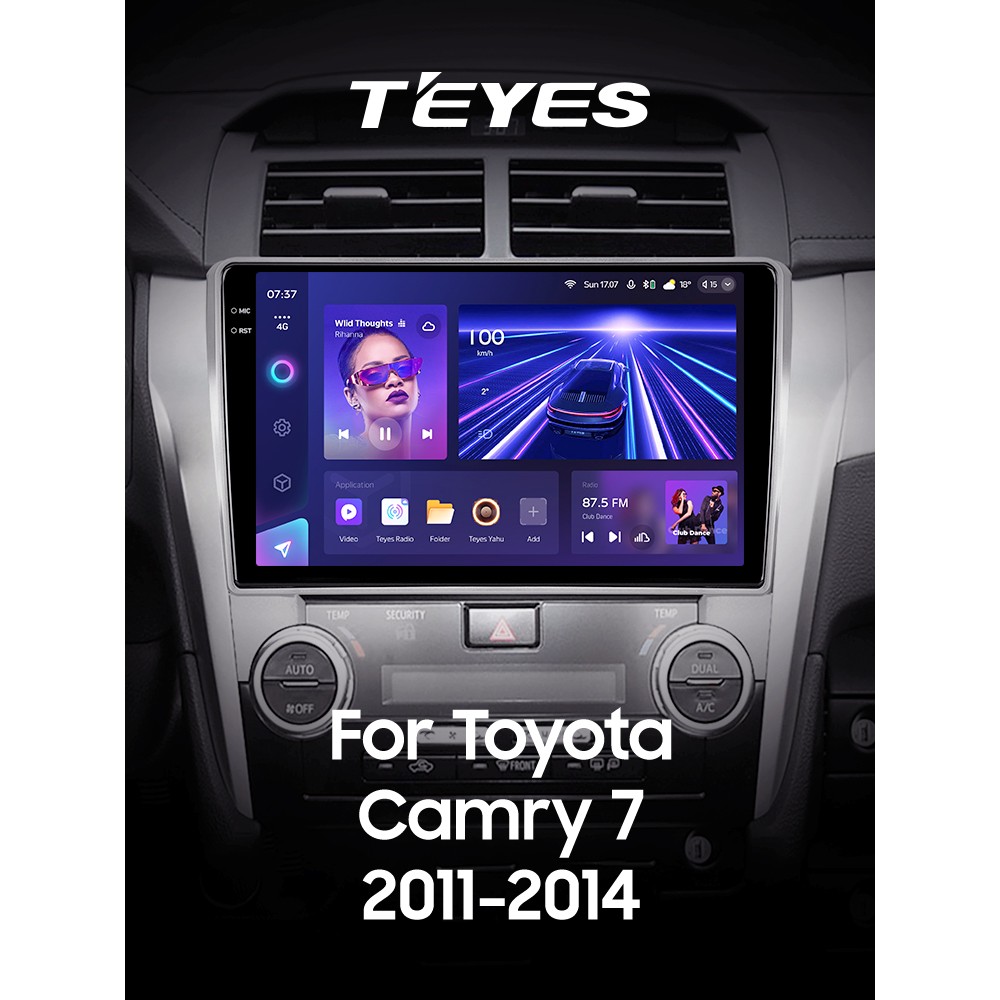 Штатна магнітола Teyes CC3 3+32 Gb Toyota Camry 7 XV 50 55 2011-2014 (B) 10" 2k