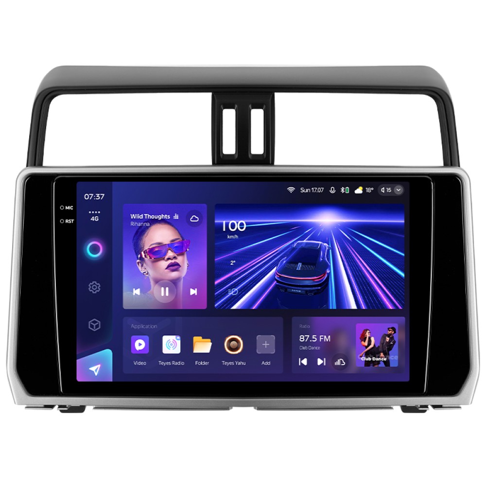 Штатная магнитола Teyes CC3 3+32 Gb Toyota Land Cruiser Prado 150 2017-2018 10" 2k