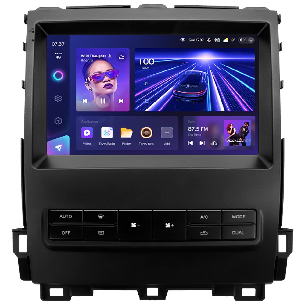 Штатная магнитола Teyes CC3 4+32 Gb Toyota Land Cruiser Prado 120 2004-2009 (F2) 9" 2k (L3)