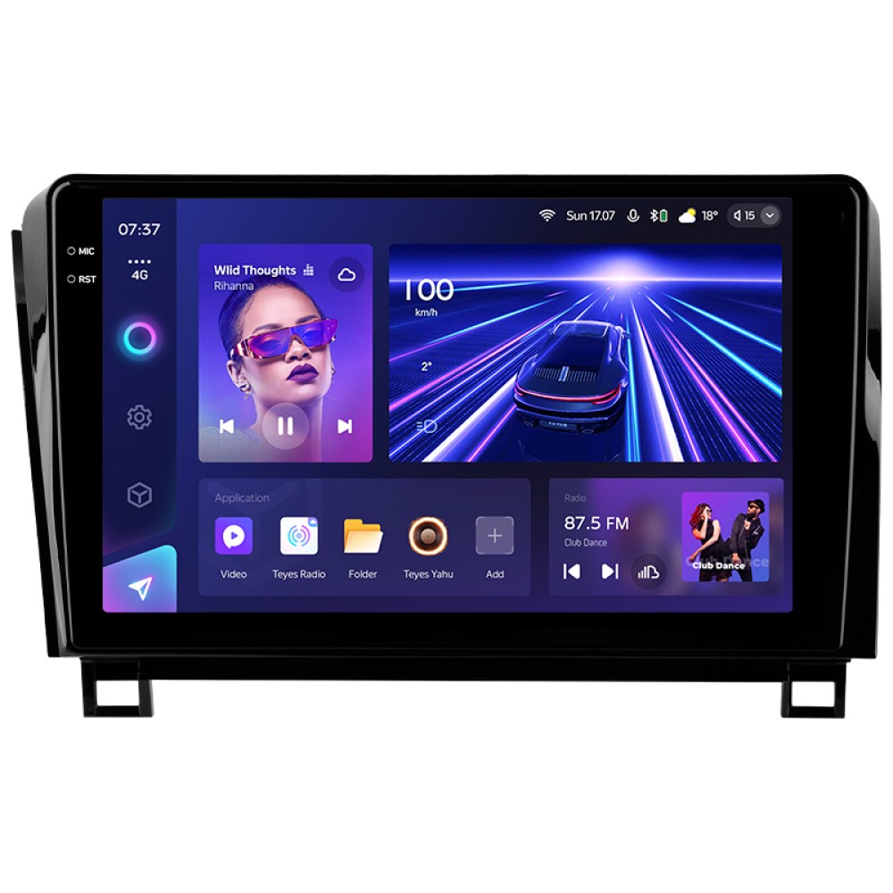 Штатна магнітола Teyes CC3 4+32 Gb Toyota Tundra XK50 2007-2013 Sequoia XK60 2008-2017 10" 2k