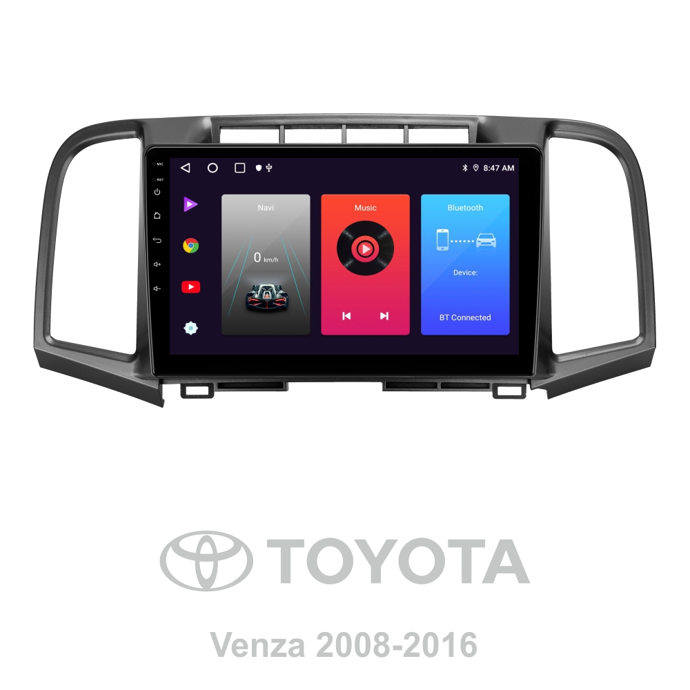 Автомобільна штатна магнітола SIGMA F9216 ANDROID 10 2+32 Gb Toyota Venza 2008-2016 9"