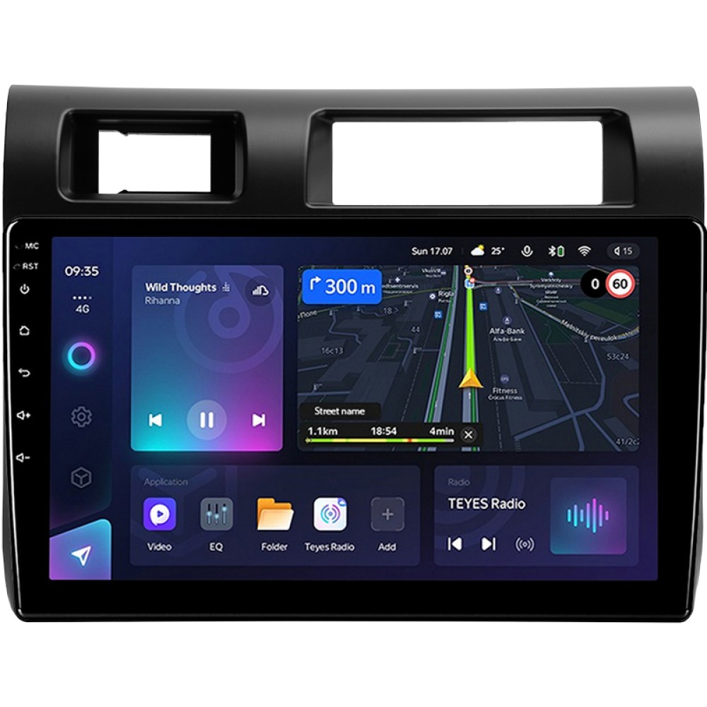 Автомобільна штатна магнітола Teyes CC3L 4+32 Gb Toyota Land Cruiser 70 Series LC 79 2007-2020 9"