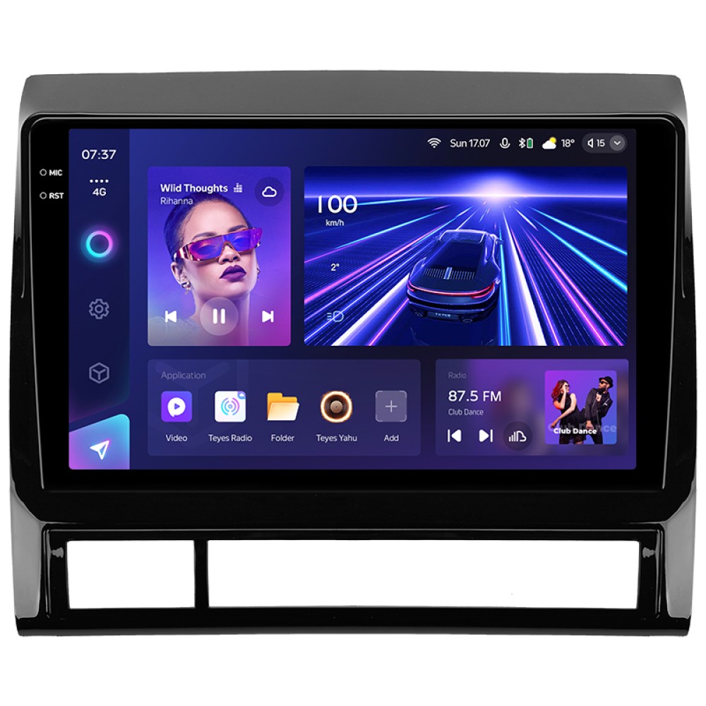 Штатна магнітола Teyes CC3 4+64 Gb Toyota Tacoma 2 N200 Hilux 2005-2015 9" 2k (L1)