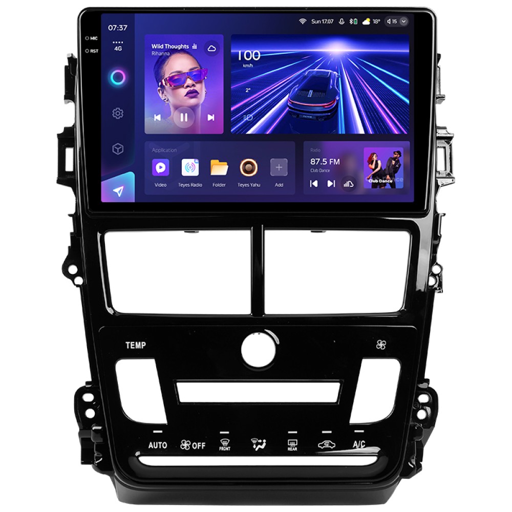 Штатная магнитола Teyes CC3 4+32 Gb Toyota Yaris Vios 2017-2020 (F2) 9" 2k
