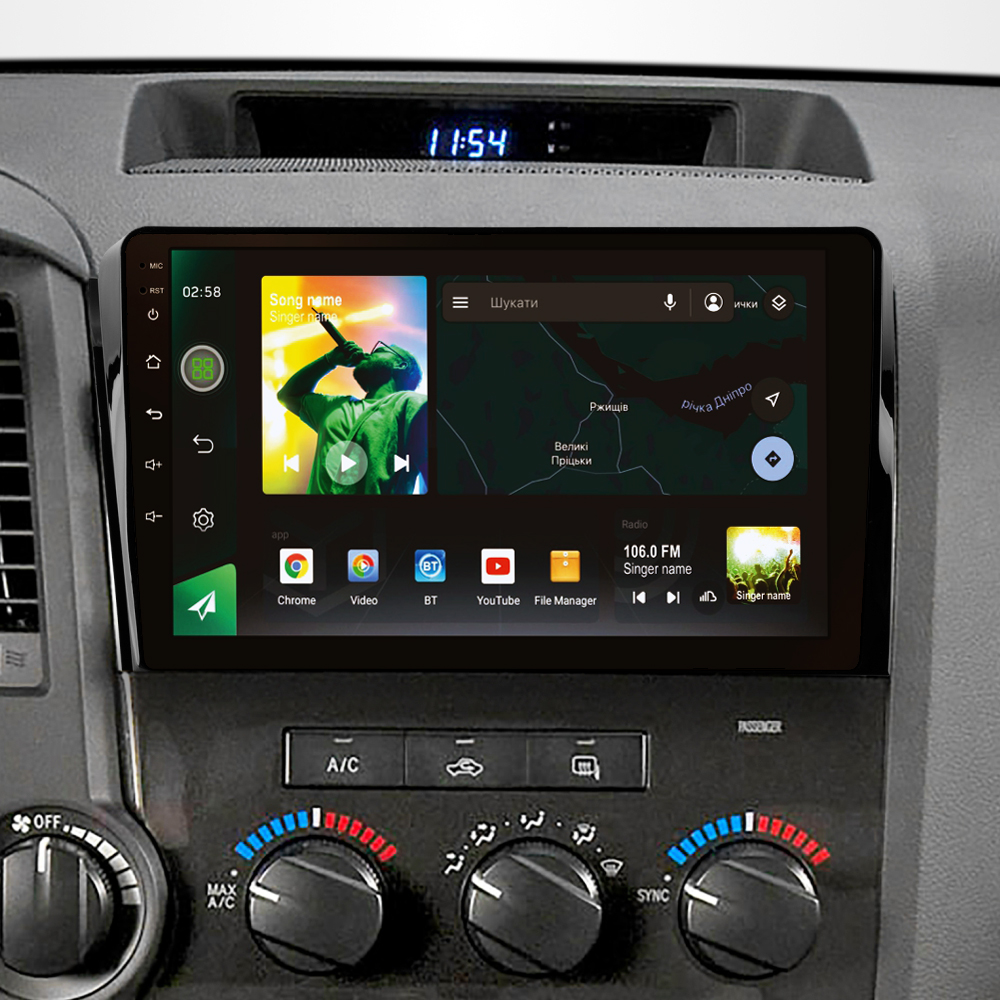 Штатна магнітола SIGMA X10464 ANDROID 10 4+64 Gb 4G DSP Toyota Tundra XK50 2007-2013 Sequoia XK60 2008-2017 10"