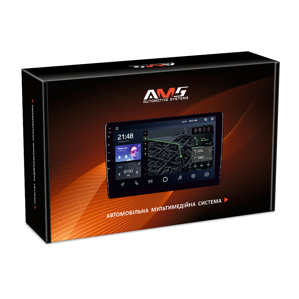 Автомобільна мультимедійна система AMS T910 6+128 Gb (9")