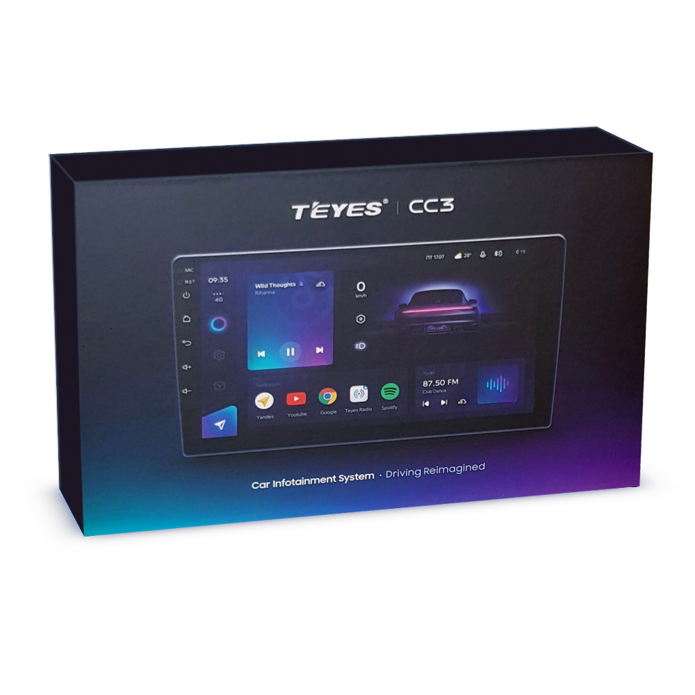 Автомобільна мультимедійна система Teyes CC3 4+64 Gb (10") 0din