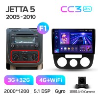 Штатна магнітола Teyes CC3 3+32 Gb Volkswagen Jetta 5, Golf 5 2005-2010 (F1) 10" 2k