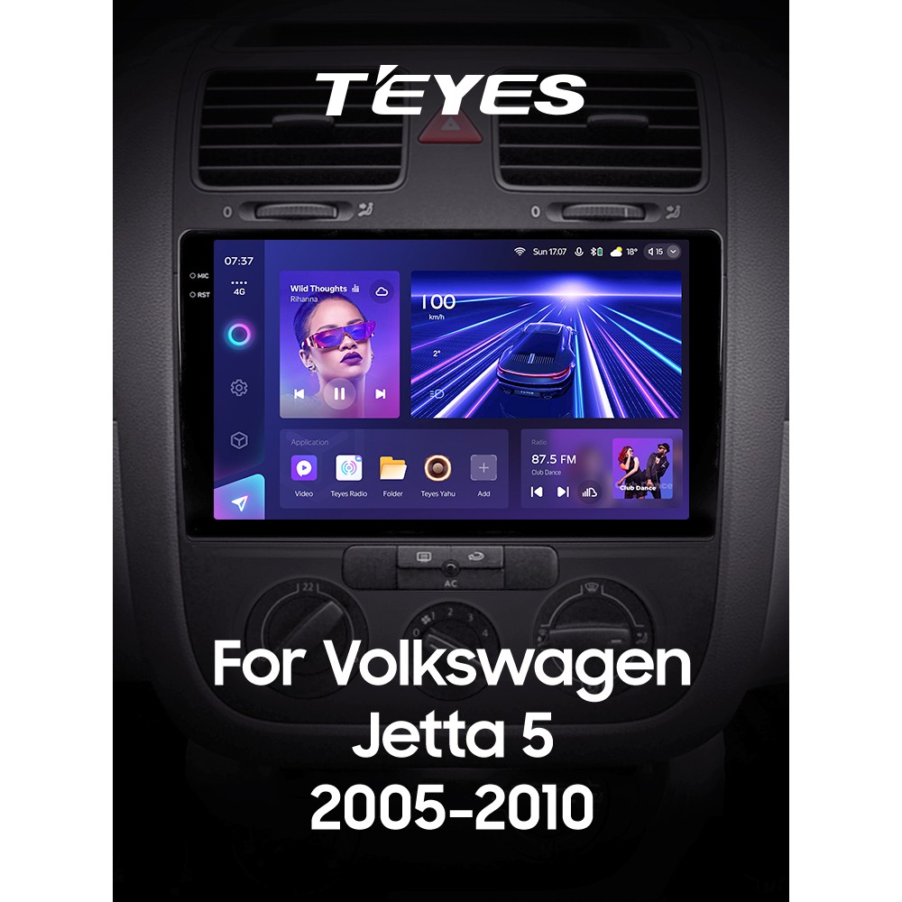 Штатна магнітола Teyes CC3 3+32 Gb Volkswagen Jetta 5, Golf 5 2005-2010 (F2) 10" 2k