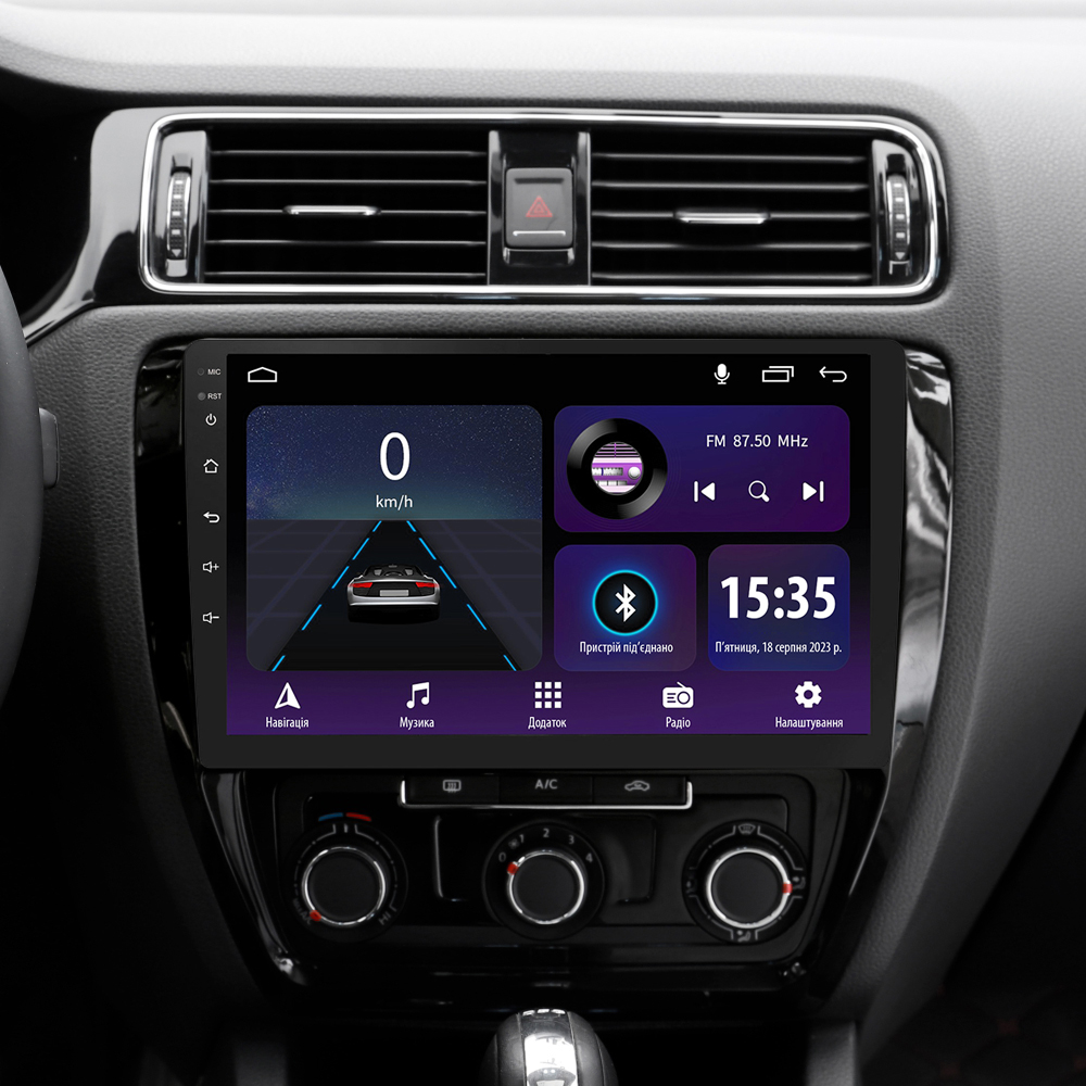 Автомобильная штатная магнитола SIGMA E10232 ANDROID 10 2+32 Gb Volkswagen Jetta 6 2011-2018 10" дюймов