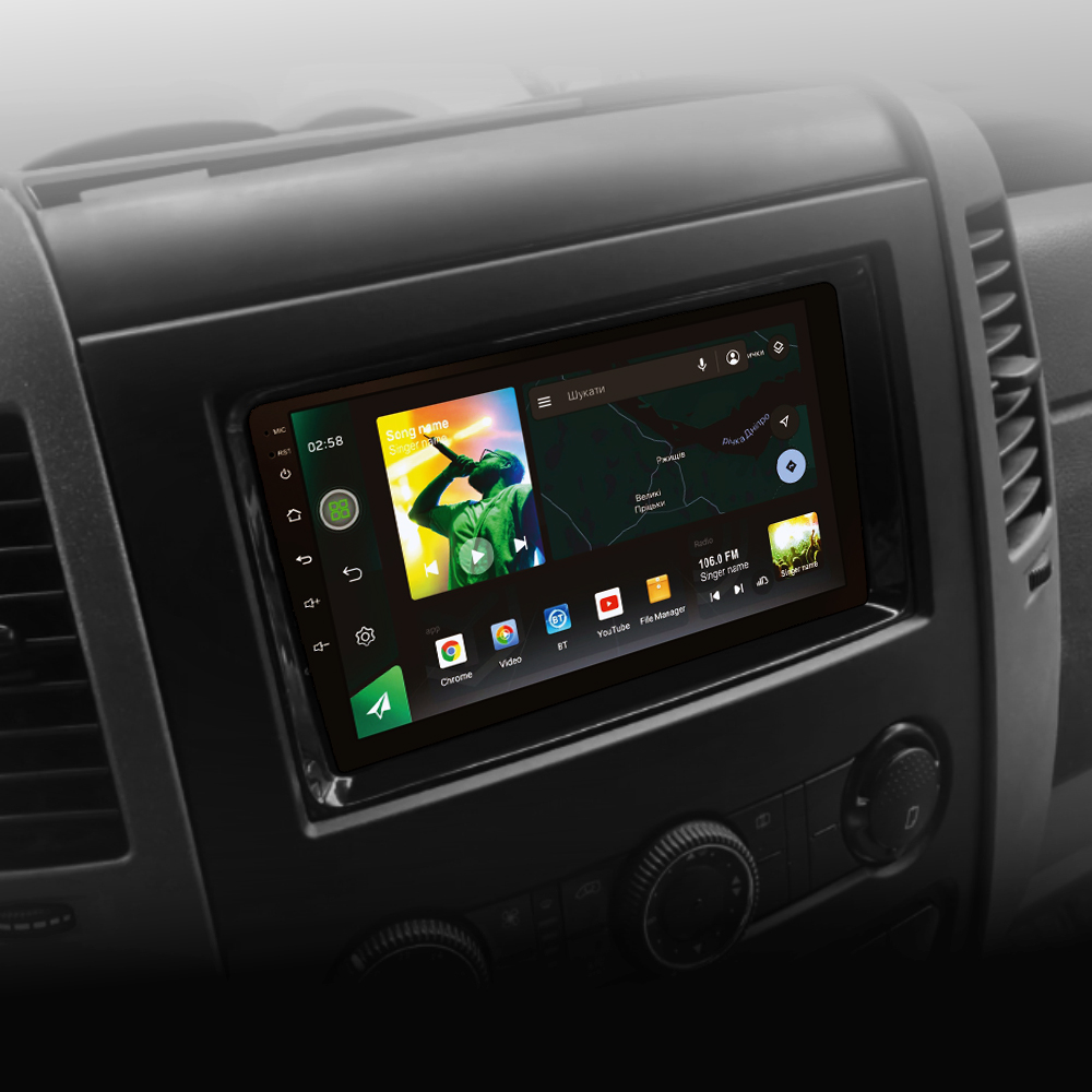 Автомобильная штатная магнитола SIGMA X9464 ANDROID 10 4+64 Gb 4G DSP Volkswagen Crafter 2006 – 2016 9"