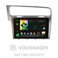 Штатная магнитола SIGMA X10464 ANDROID 10 4+64 Gb 4G DSP Volkswagen Golf 7 MK7 2014-2018 (F1) 10"