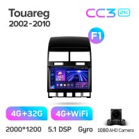 Штатна магнітола Teyes CC3 4+32 Gb Volkswagen Touareg GP 2002-2010 (F1) 9" 2k