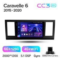 Штатная магнитола Teyes CC3 6+128 Gb Volkswagen Caravelle 6 T6.1 T6 2015 - 2020 9" 2k (L1)