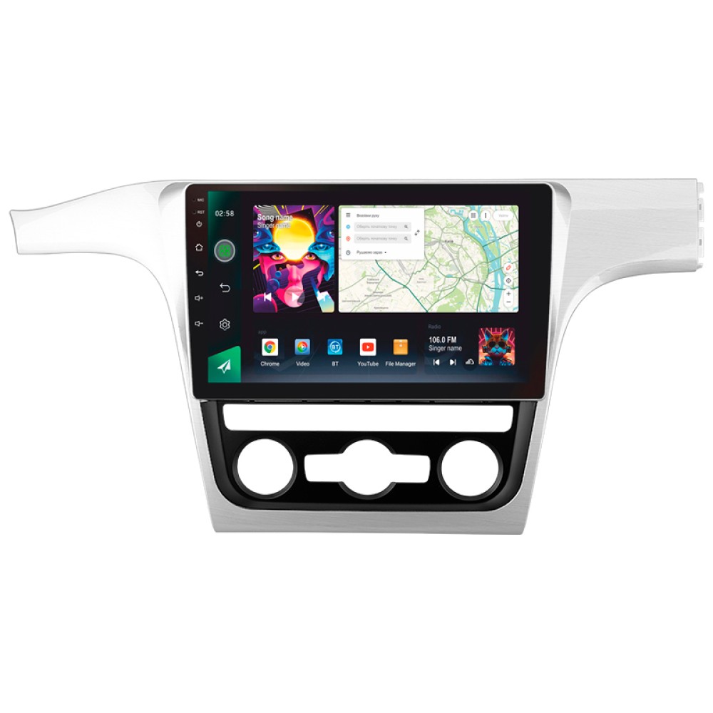 Автомобільна штатна магнітола SIGMA PRO 10464 ANDROID 12 4+64 Gb 4G DSP Volkswagen Passat 7 B7 NMS 2015-2018 (F2) 10" дюймів