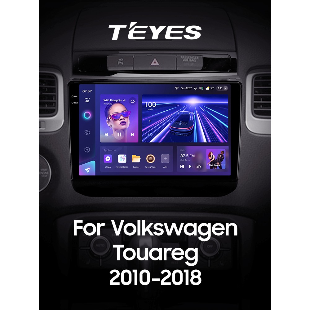 Штатна магнітола Teyes CC3 6+128 Gb Volkswagen Touareg FL NF 2010-2018 (B) 9" 2k (L3)