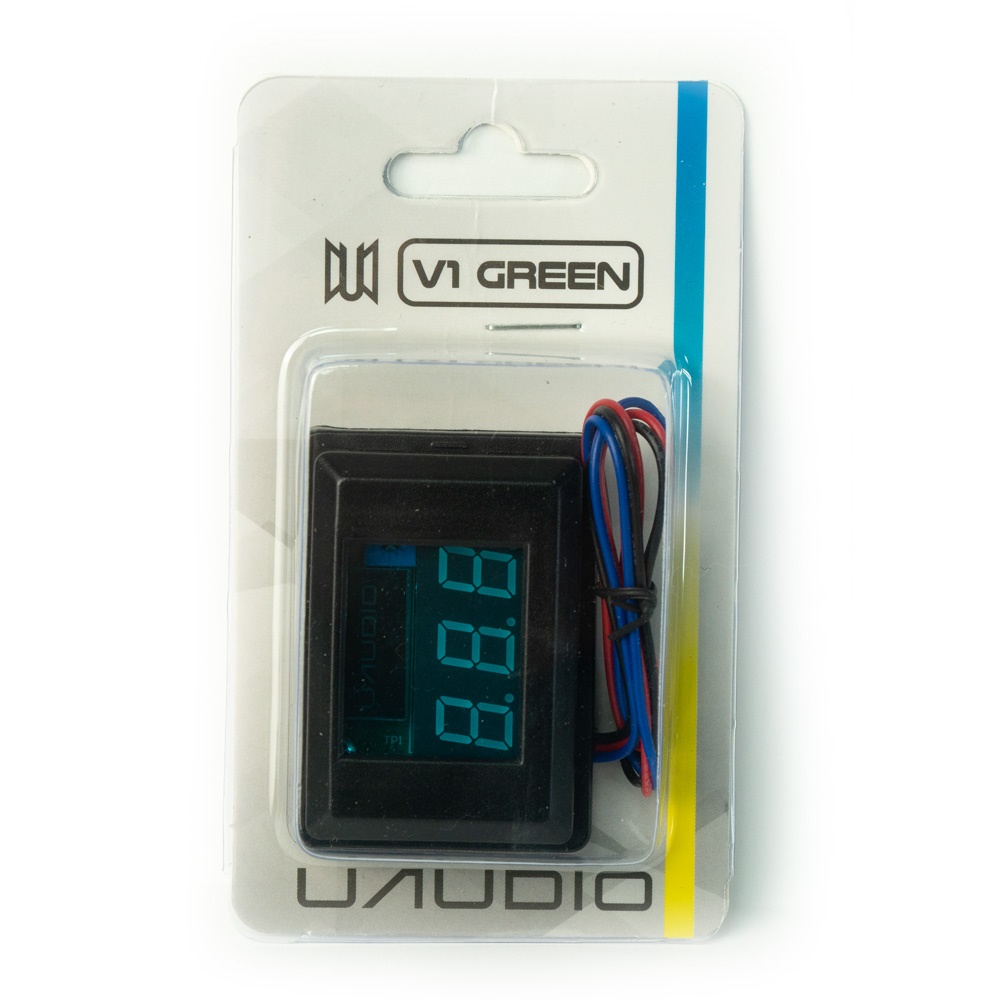 Вольтметр автомобільний UAudio V1 Green