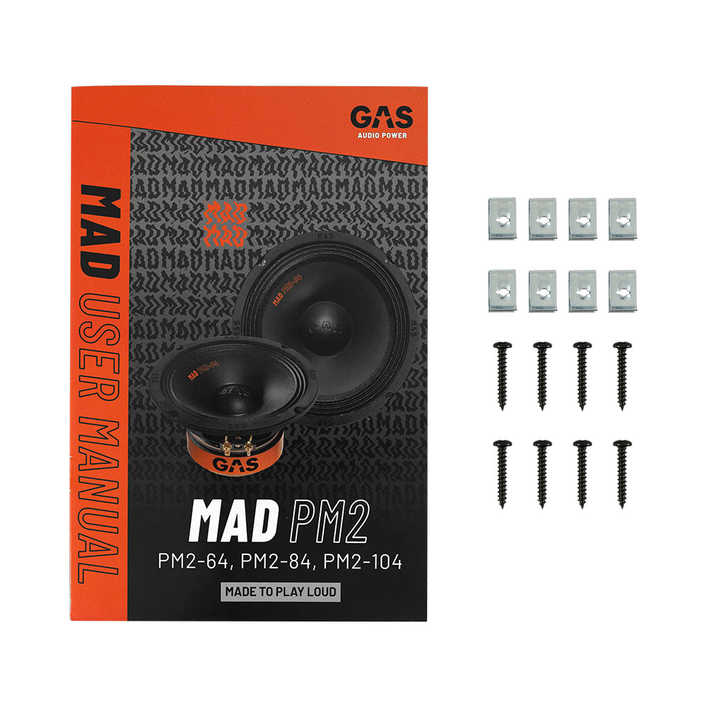 Низко-среднечастотные (эстрадные) динамики GAS MAD PM2-64