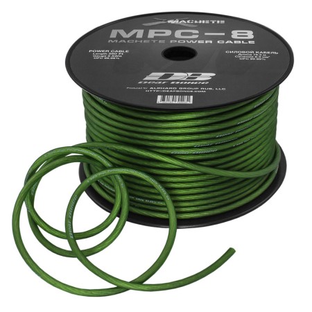 Кабель силовoй Deaf Bonce MPC-8GA (Green)