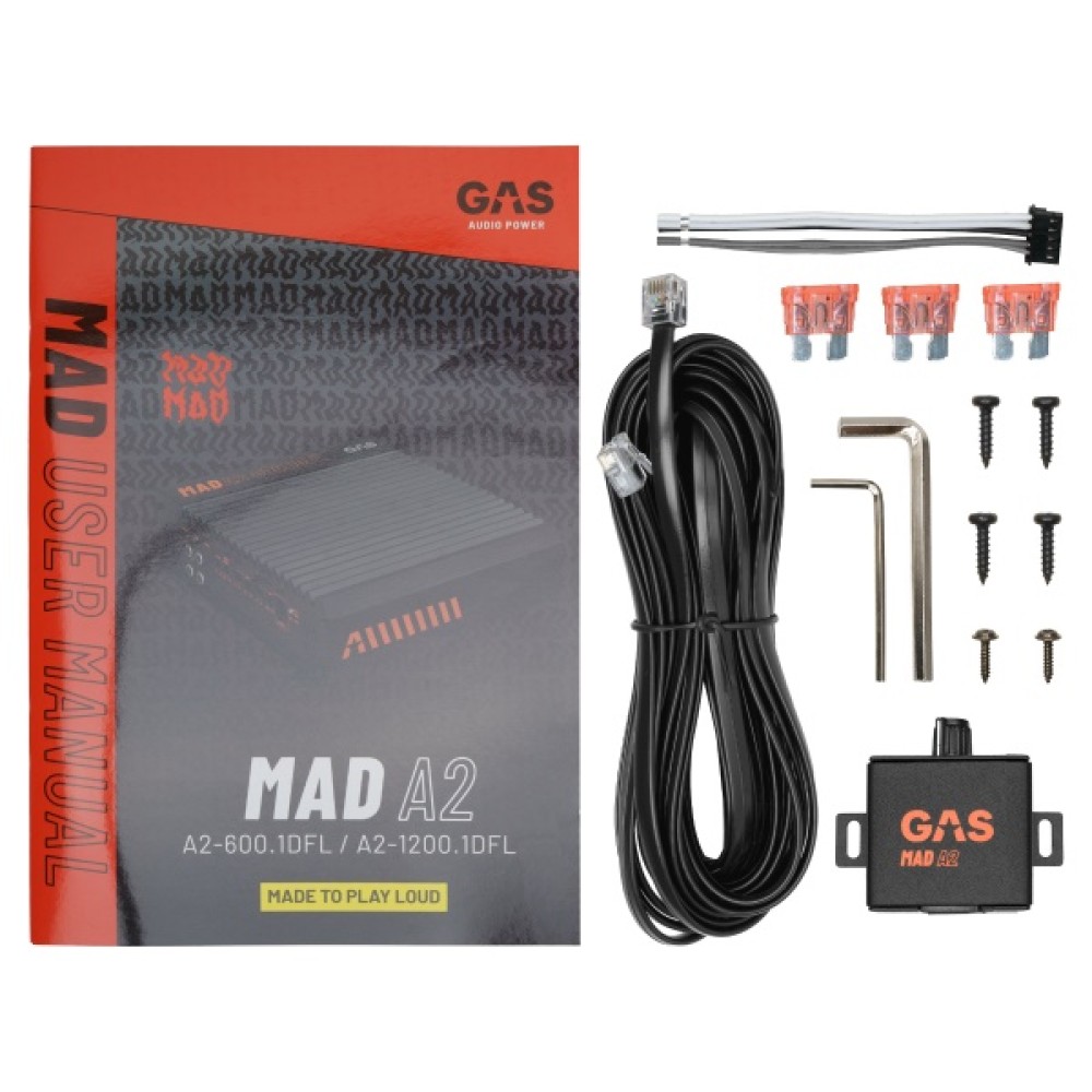 1-канальний підсилювач GAS MAD A2-1200.1DFL