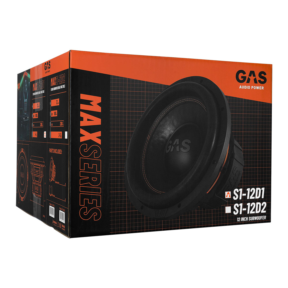 Сабвуферний динамік GAS MAX S1-12D1 12″