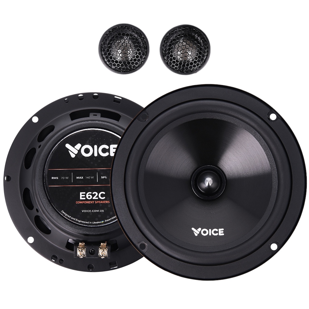 KOIZUMI ,audiocomm player まとめ　6個　V037 Компонентная акустика Voice E62C 6-6.5” (16-17 см) 70W - Купить в